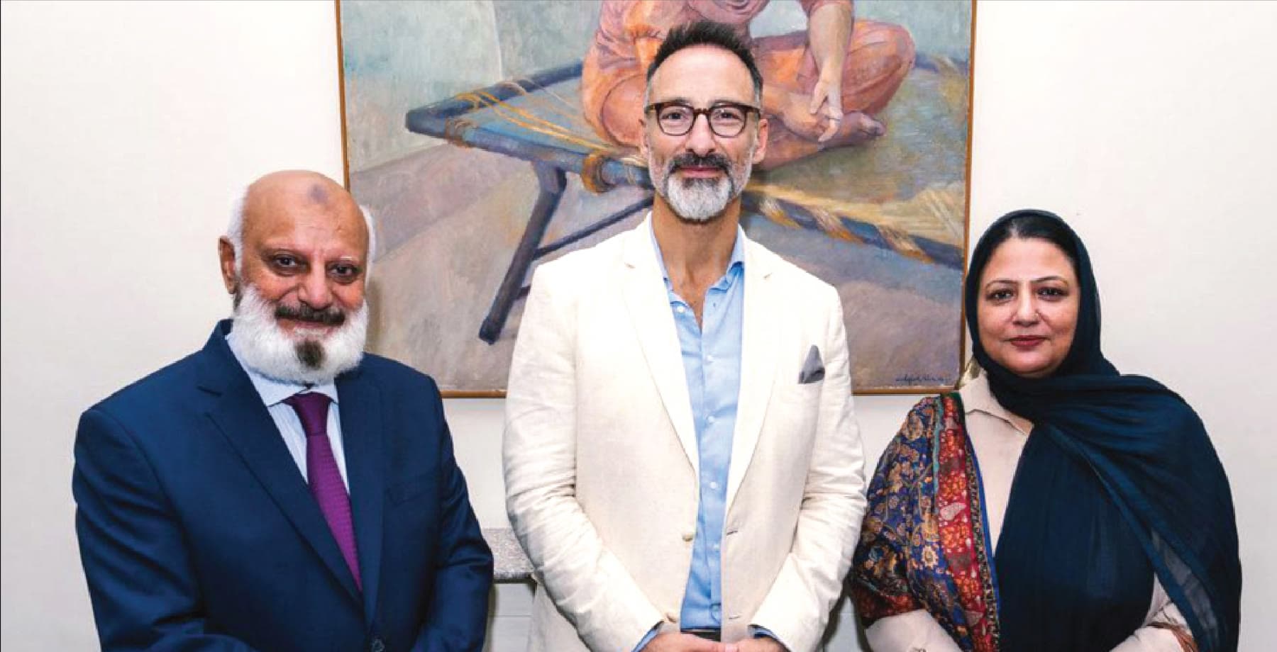 With the U.S. Consul General, Lahore